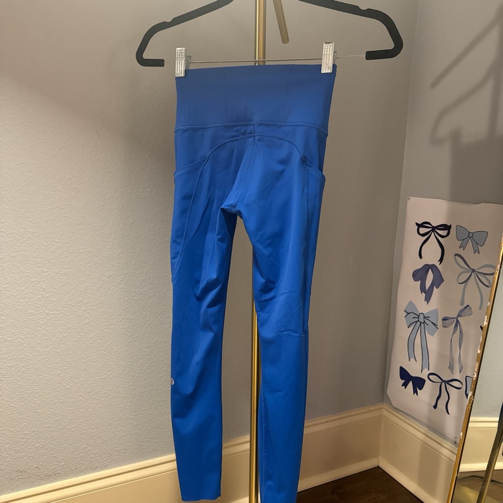 Lululemon Blue High-Waisted Leggings